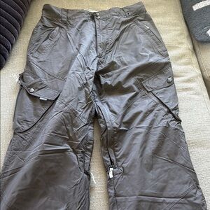 Men's Gray Cargo ski Pants